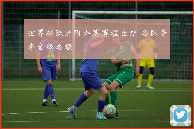世界杯欧洲附加赛赛程出炉 各队争夺晋级名额